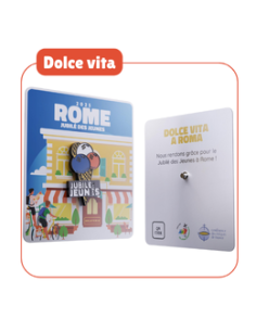 Lot de 25 pin's "Dolce vita a Roma" - Jubilé des jeunes 2025