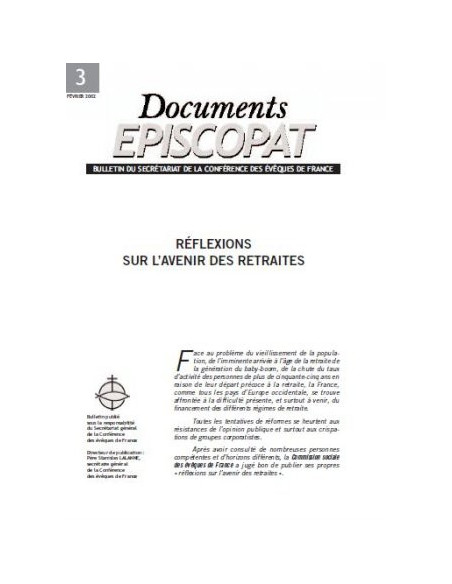 Réflexions sur l'avenir des retraités 