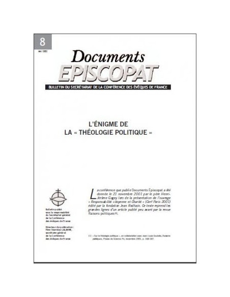 L'énigme de la "théologie politique" 