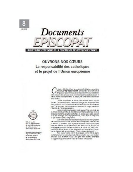 La responsabilité catholiques et l'Union européenne 