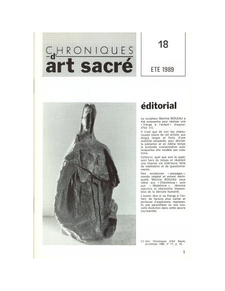 Chroniques d'art sacré N°18