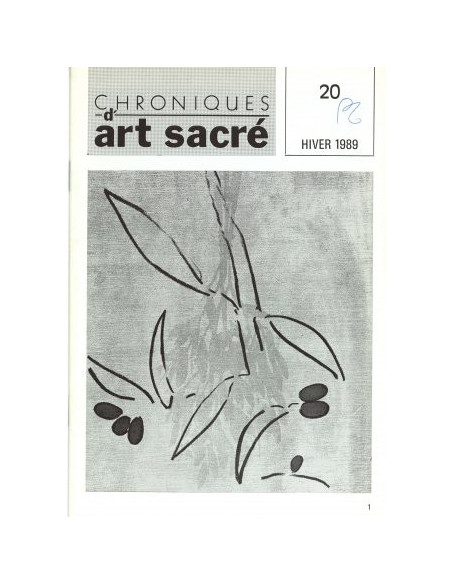 Chroniques d'art sacré N°20